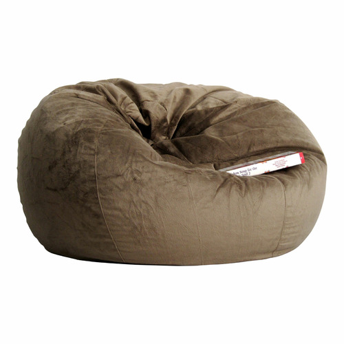 Waldo faux suede online bean bag